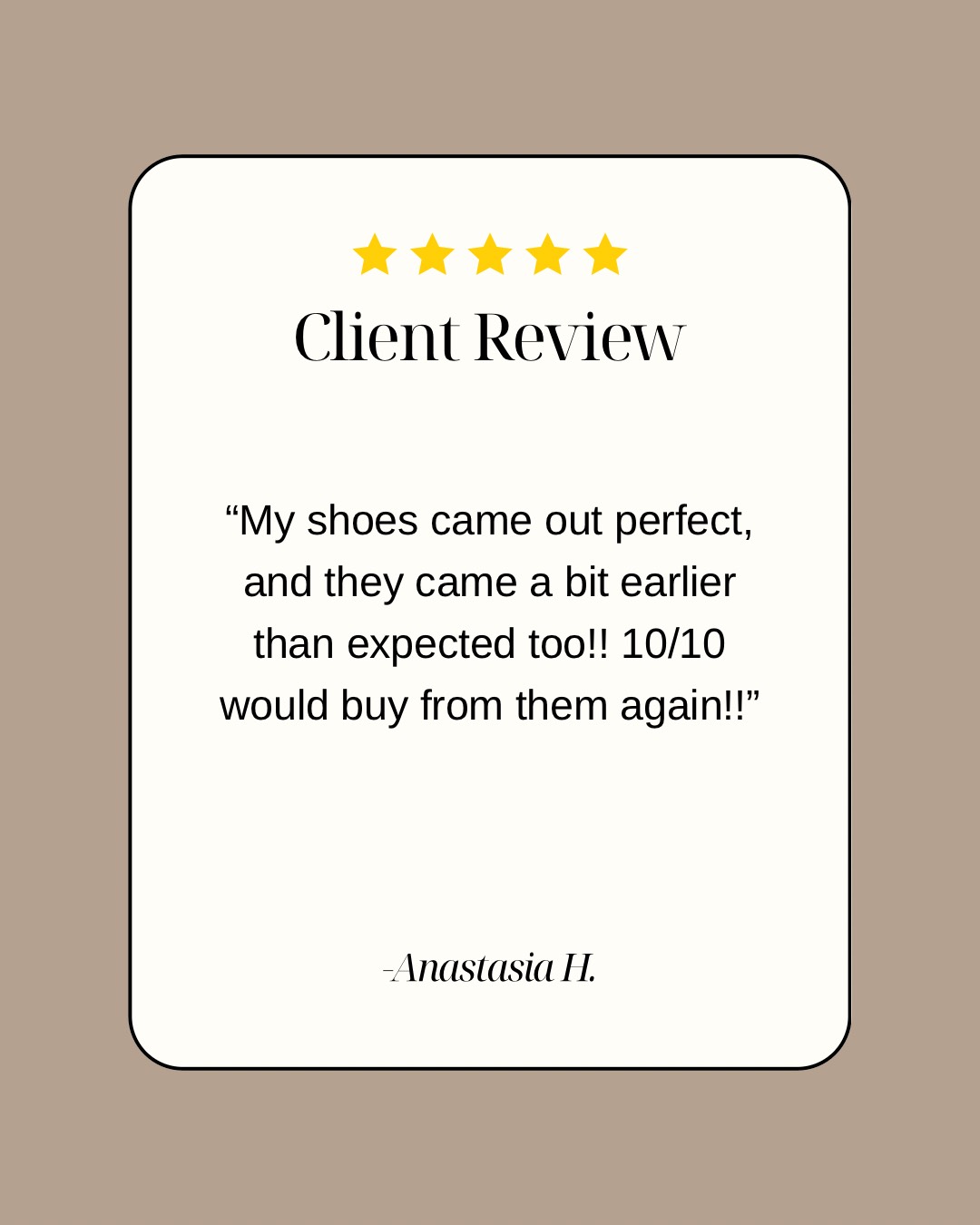 Client Review 2